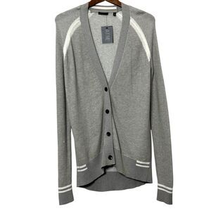 ATM NWT School Boy Cardigan Women’s Size Small Raglan Sleeve Button Down Sweater